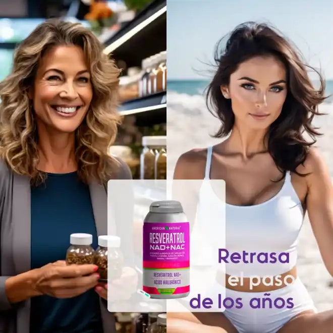 RESVERATROL + NAD+ NAC - JUVENTUD SIN LÍMITES