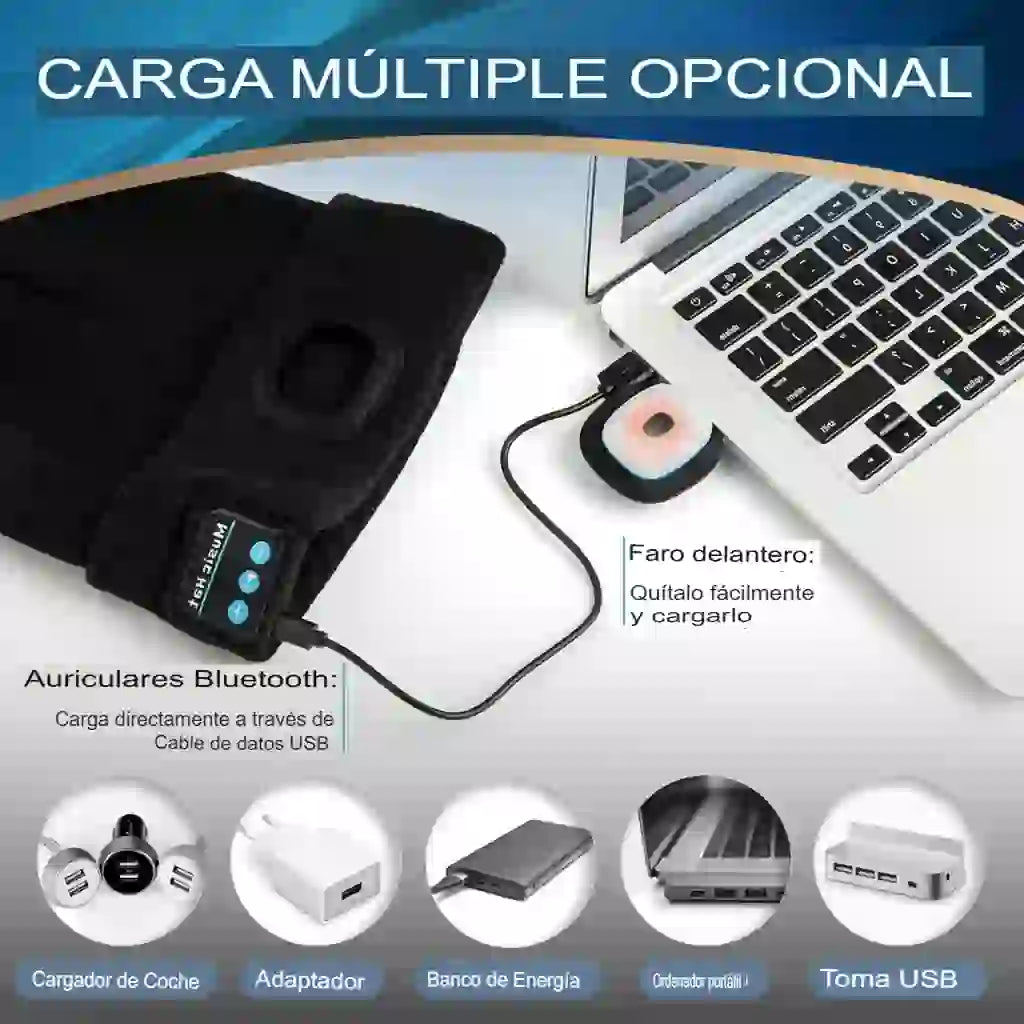 GORRO MUSICAL INVERNAL LED MUSIC HAT®