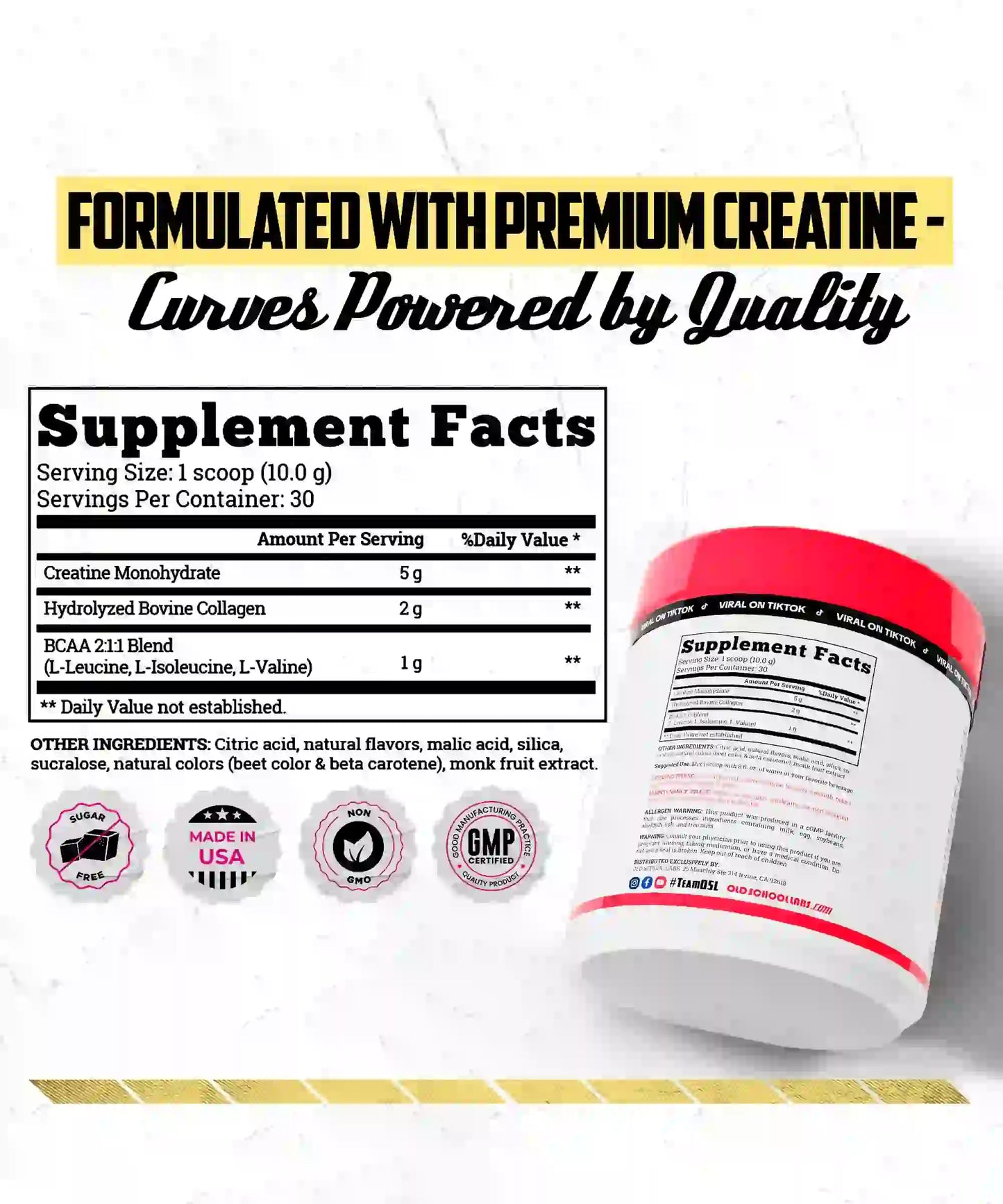 Creatine Monohydrate for Women - RECUPERACIÓN MUSCULAR