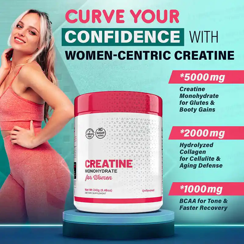 Creatine Monohydrate for Women - RECUPERACIÓN MUSCULAR
