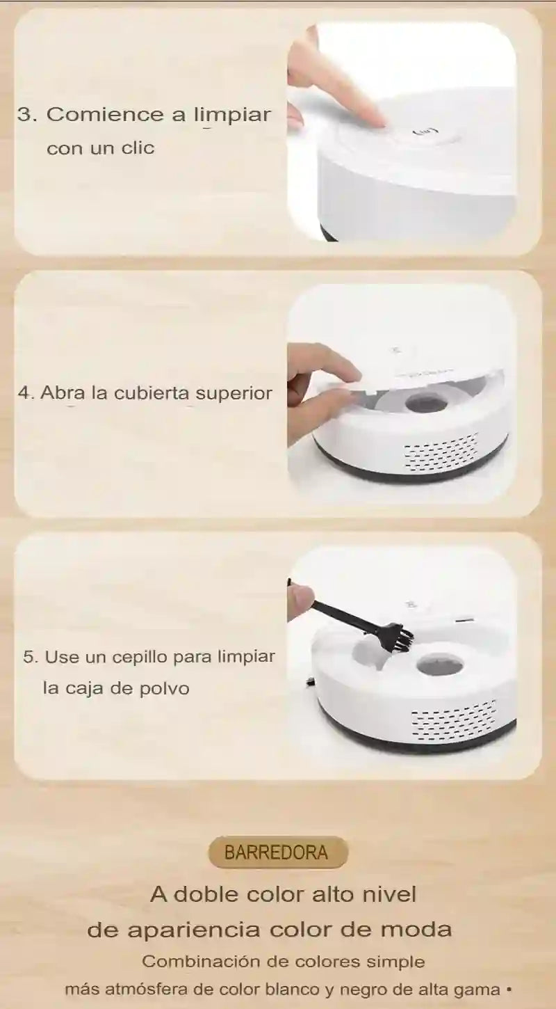 ROBOT ASPIRADORA INTELIGENTE SWEEPIN - Mapeo Láser 360°