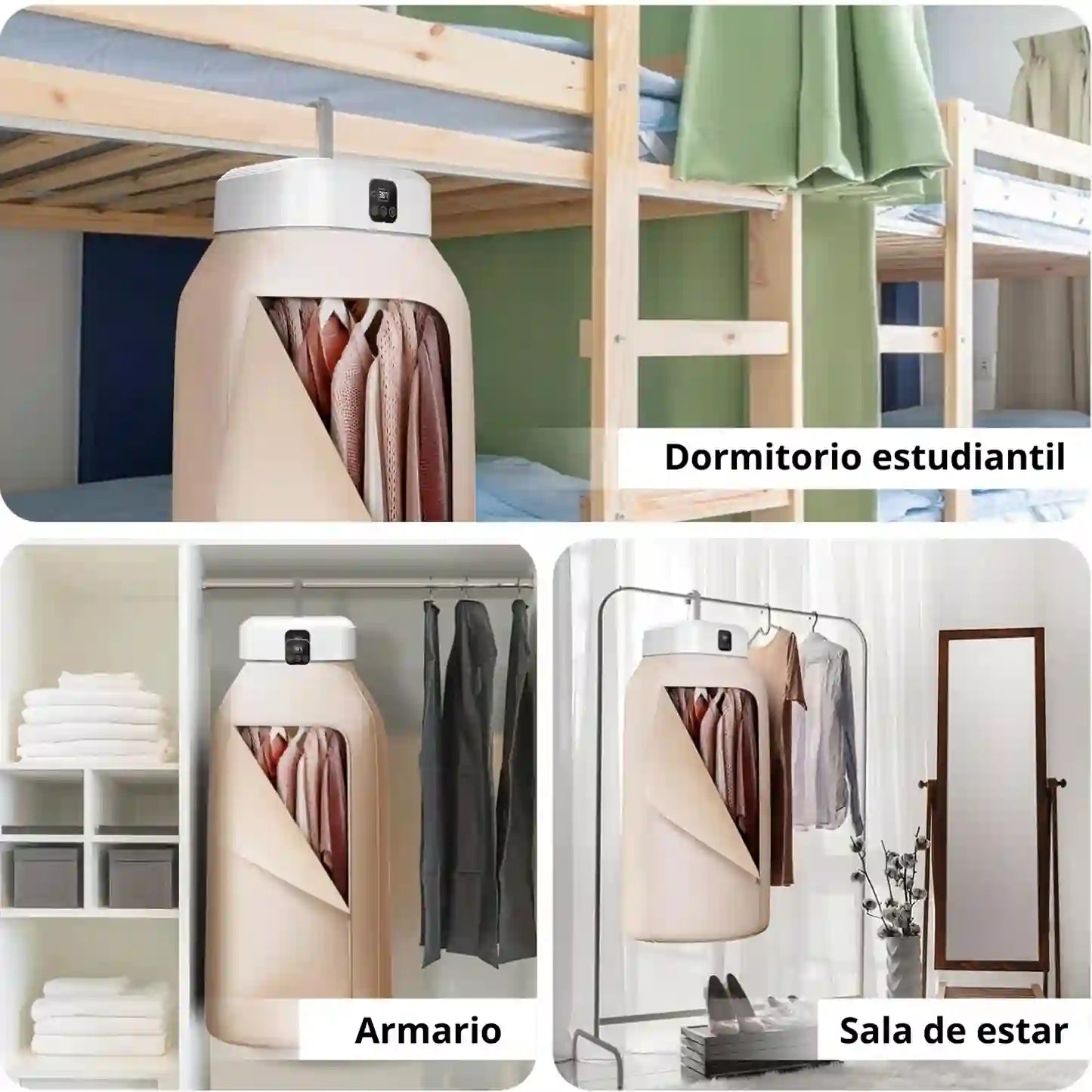 SECADORA PORTÁTIL DE ROPA 360°