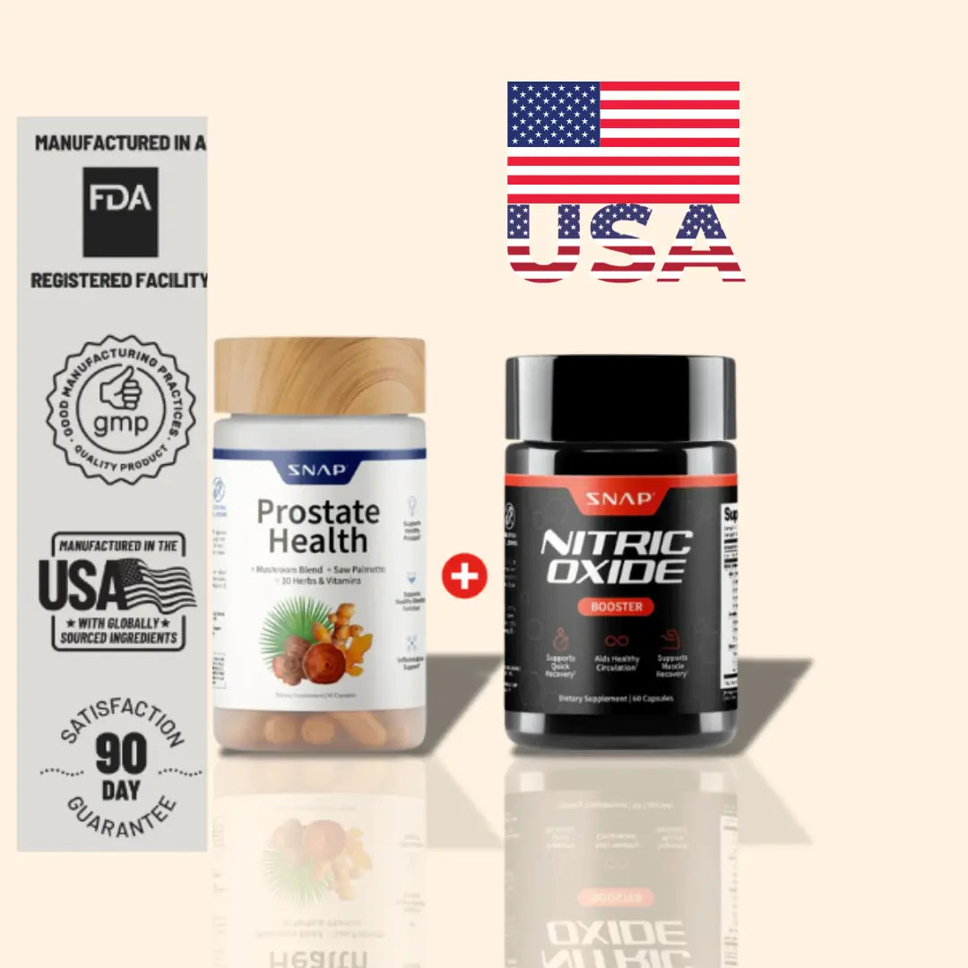 SNAP Prostate Health + Nitric Oxide - SOLUCIÓN A LA PROSTATA