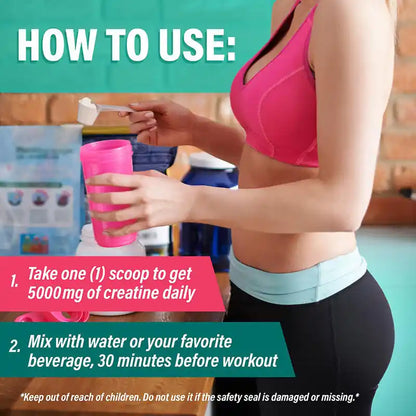 Creatine Monohydrate for Women - RECUPERACIÓN MUSCULAR