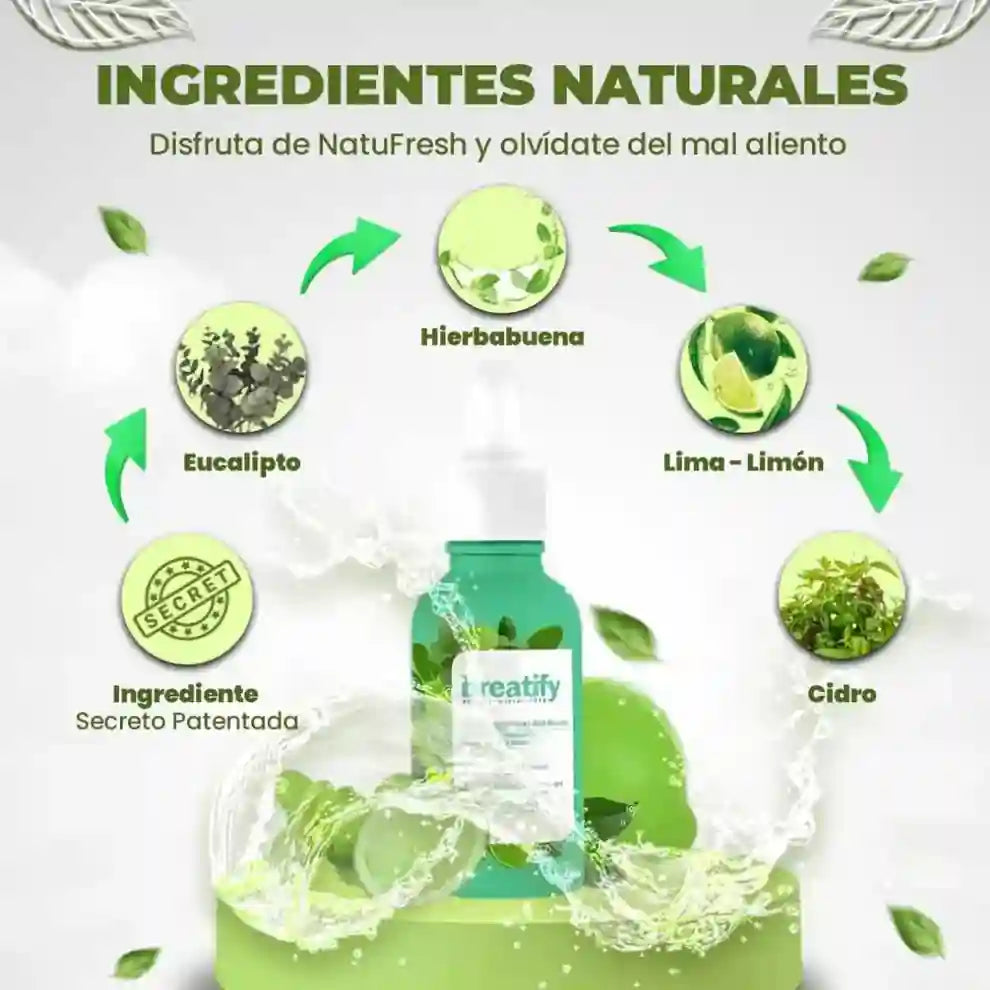 NatuFresh®, Fresh Breath Essence - ELIMINA EL MAL ALIENTO 💎