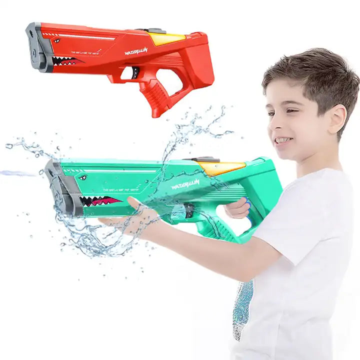 Pistola Eléctrica de Agua Automática - Shark Power🔫💧