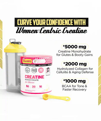 Creatine Monohydrate for Women - RECUPERACIÓN MUSCULAR