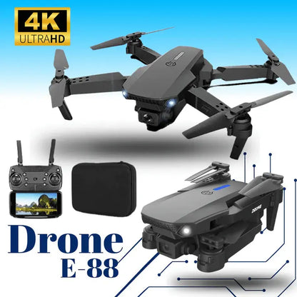Drone E88 Pro 4K con Doble Cámara HD 🚁
