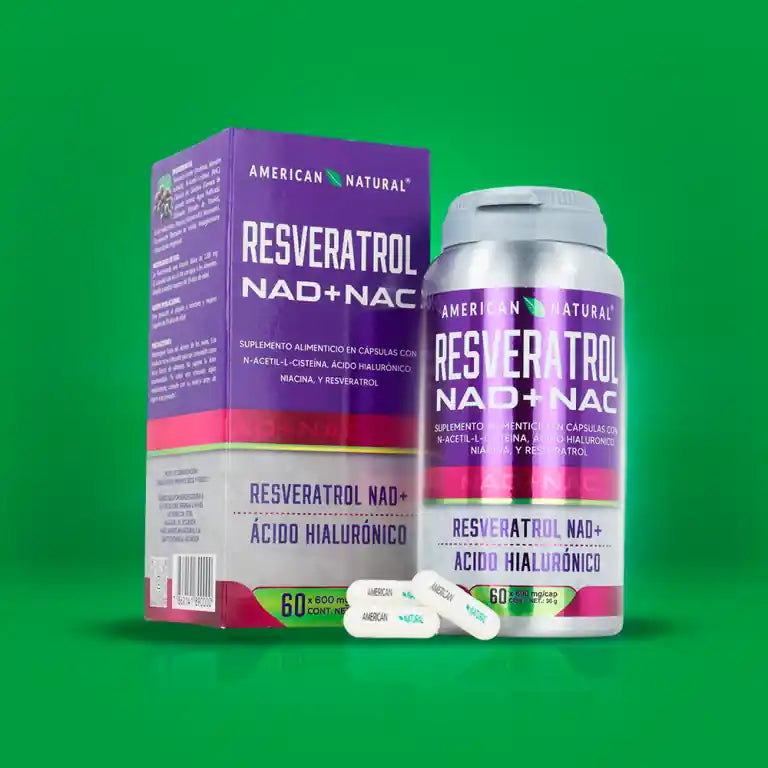 RESVERATROL + NAD+ NAC - JUVENTUD SIN LÍMITES