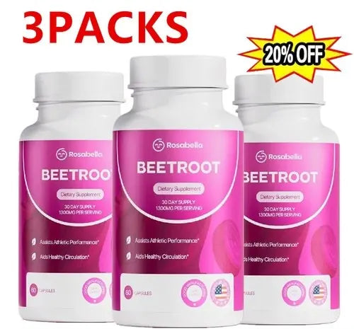 BEETROOT ORGÁNICO 1300MG - SALUD DEL CORAZÓN