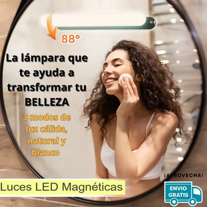 LÁMPARA LED MAGNÉTICA AJUSTABLE 88° RECARGABLE