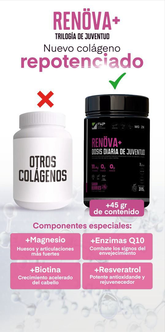 RENÖVA+ | Tu dosis Diaria de Juventud y Vitalidad