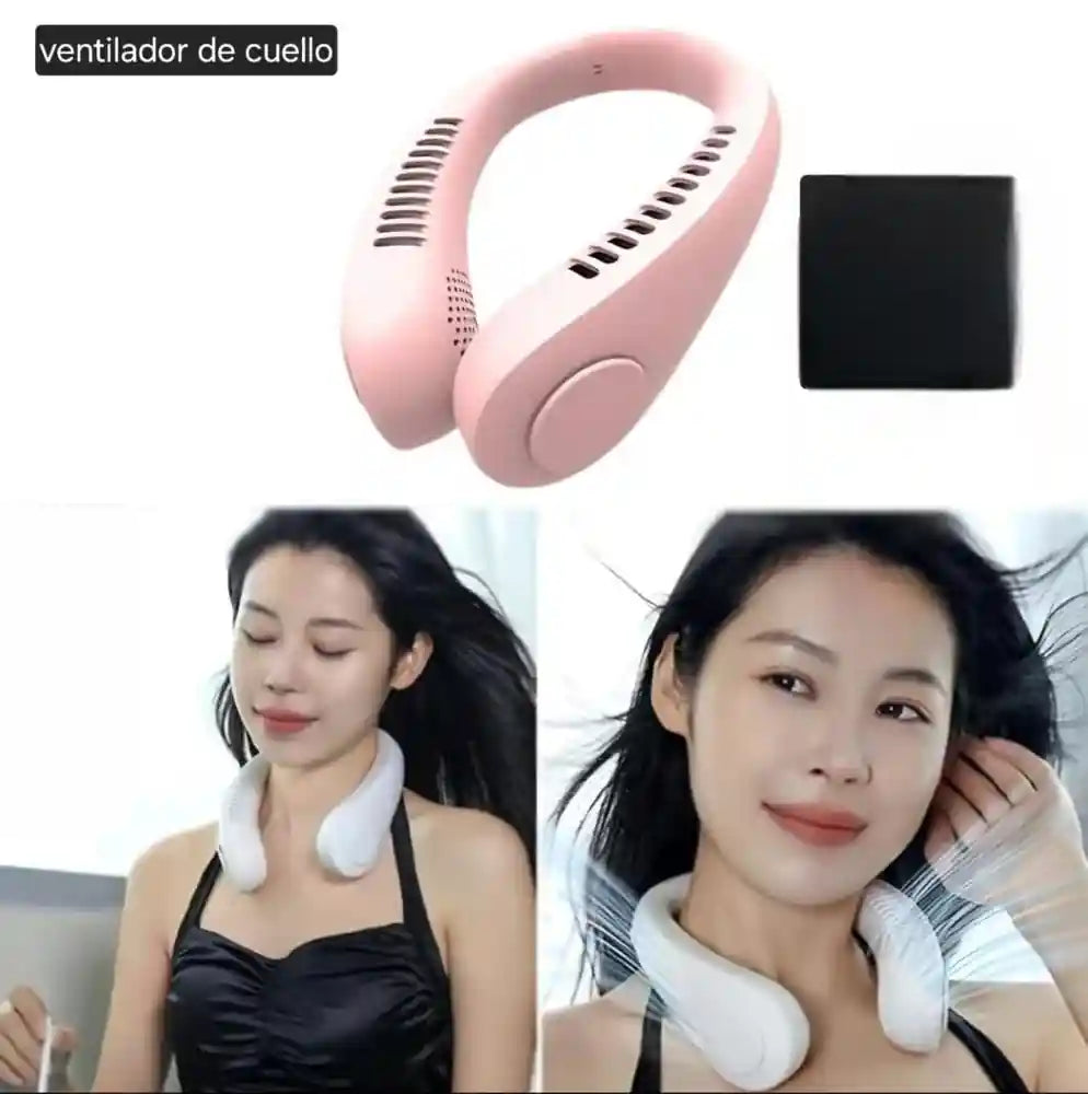 VENTILADOR DE CUELLO PORTÁTIL 3 VELOCIDADES
