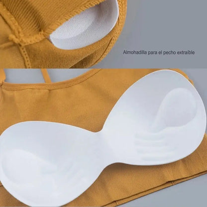 SUJETADOR DEPORTIVO - Sin varillas - Sin aros.