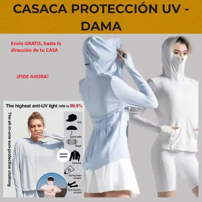 CASACA PROTECCIÓN UV-MUJER -  UPF50+, Fresca y Ligera
