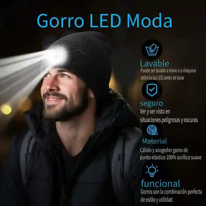 GORRO MUSICAL INVERNAL LED MUSIC HAT®
