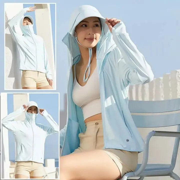 CASACA PROTECCIÓN UV-MUJER -  UPF50+, Fresca y Ligera