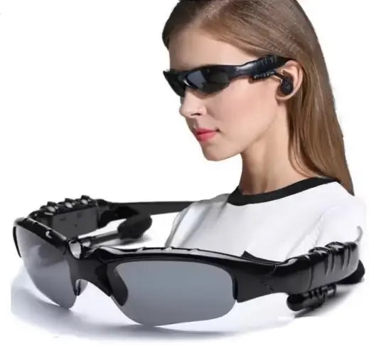 Gafas de Sol Inteligentes con Bluetooth - Polarizadas y Ultra Modernas en Negro