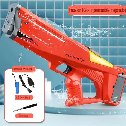 Pistola Eléctrica de Agua Automática - Shark Power🔫💧