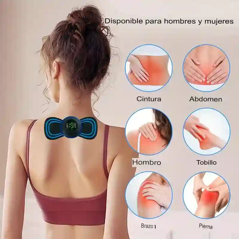 MINI MASAJEADOR ELÉCTRICO 6 EN 1 - 2X67